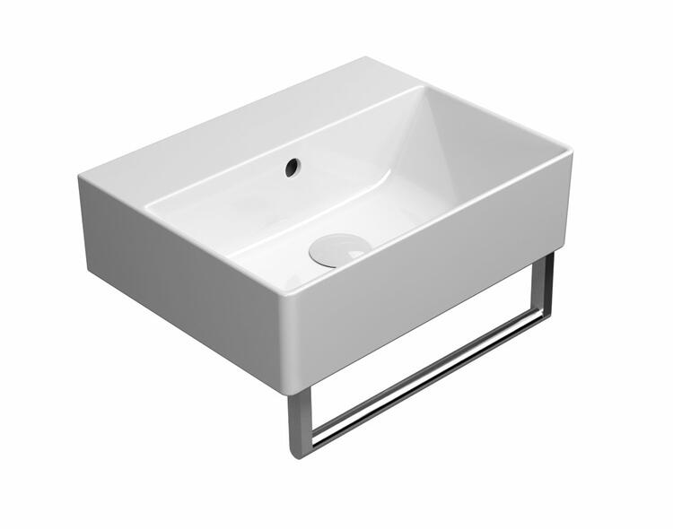 Keramické umyvadlo 45×35 cm bílá – GSI KUBE X 9485011