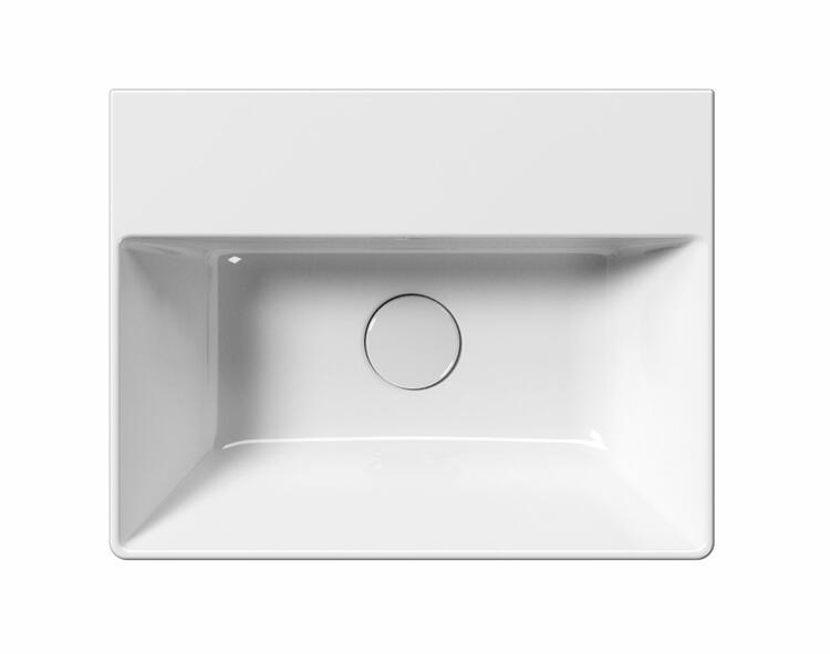 Keramické umyvadlo 45×35 cm bílá – GSI KUBE X 9485011