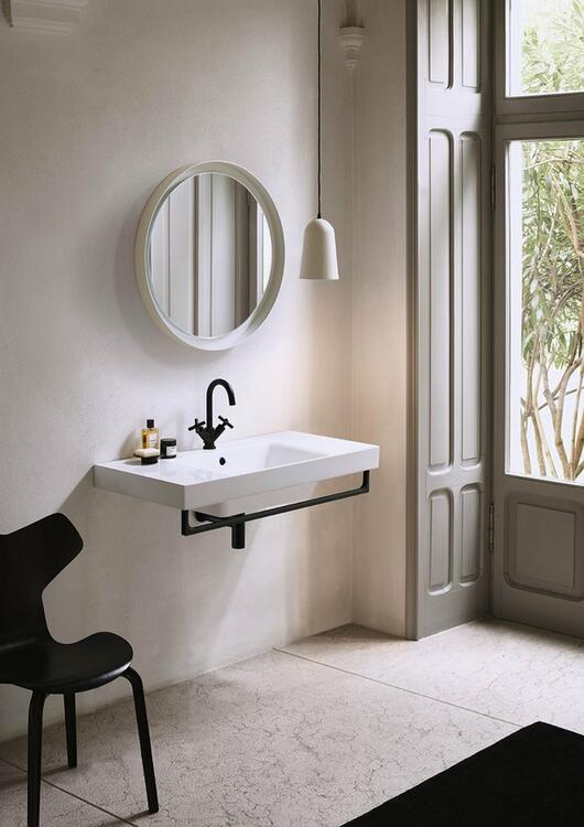 Keramické umyvadlo 100×50 cm bílá – GSI NUBES 9651111