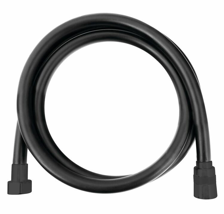 SOFTFLEX plastová sprchová hadice, 200cm, černá mat