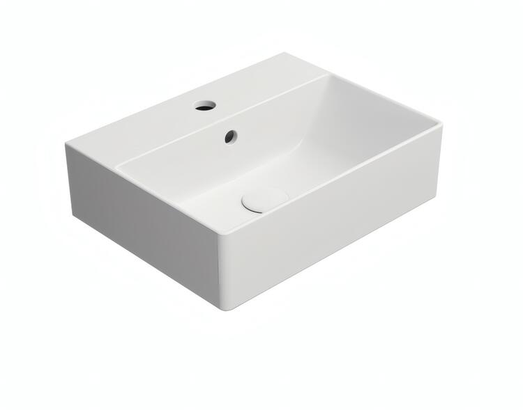 Keramické umyvadlo 45×35 cm bílá – GSI KUBE X COLOR 9485109