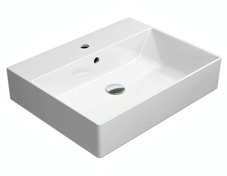 Keramické umyvadlo 60×47 cm bílá – GSI KUBE X COLOR 9431109