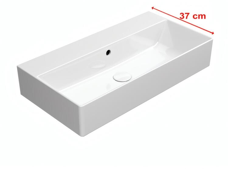 Keramické umyvadlo 70×37 cm bílá – GSI KUBE X 9455011