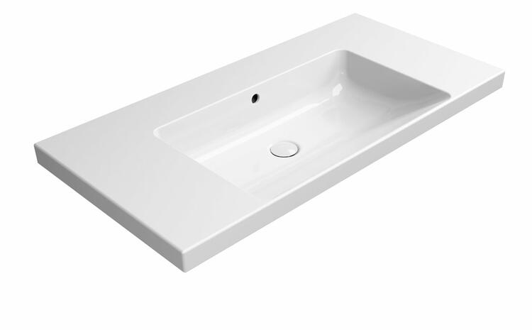 Keramické umyvadlo 100×50 cm bílá – GSI NORM 8633011