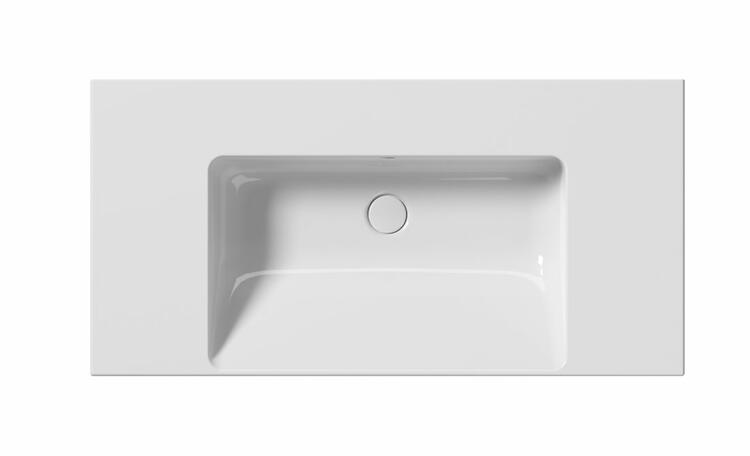 Keramické umyvadlo 100×50 cm bílá – GSI NORM 8633011