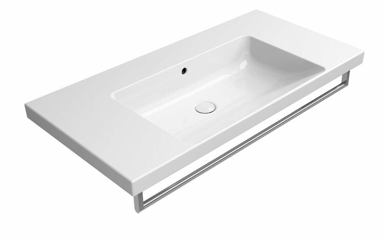 Keramické umyvadlo 100×50 cm bílá – GSI NORM 8633011