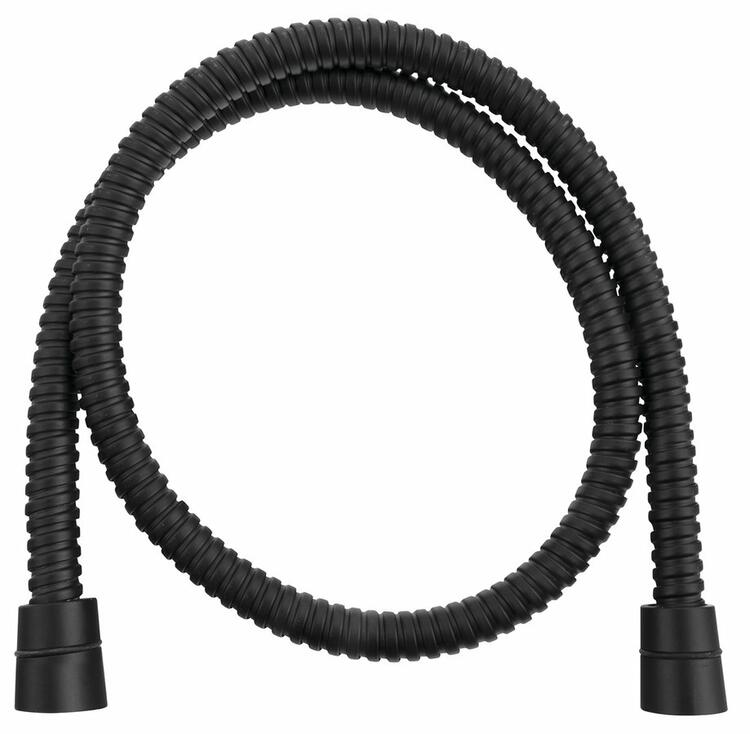 POWERFLEX kovová sprchová hadice, 100cm, černá mat