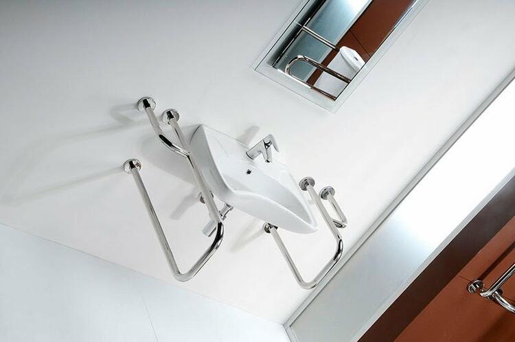 Keramické umyvadlo 59,5×45,6 cm bílá - Isvea HANDICAP 10TP60060