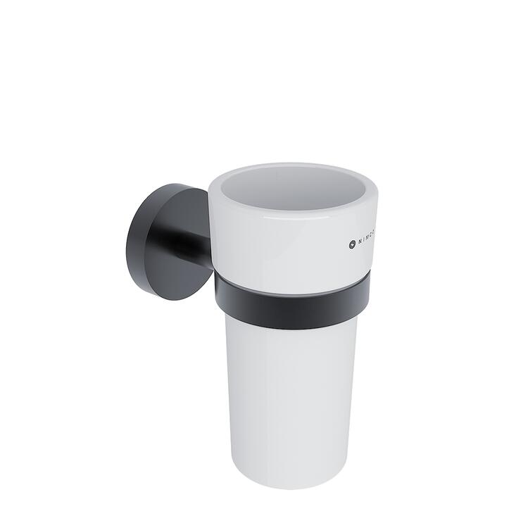 Držák na kartáčky černý/keramika – Nimco Unix UNC 13058KN-90