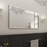 Černé zrcadlo s ostrými rohy s led osvětlením 120×70 cm – Nimco ZPC 13006VX-90 | Více -