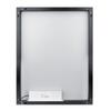 Černé zrcadlo s ostrými rohy s led osvětlením 120×70 cm – Nimco ZPC 13006VX-90