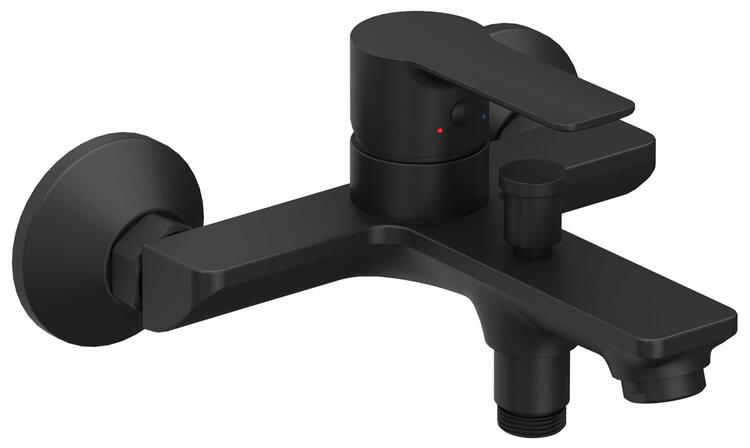 SL 022.20BLM Vanová nástěnná baterie bez sprchového setu, černá matná