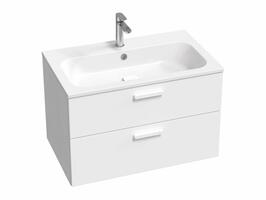 Koupelnová skříňka bez umyvadla bílá - Ravak SD Chrome II 8592626081515 | Více -