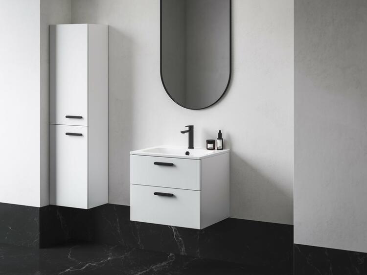 Vysoká skříňka bílá L - Ravak SB Chrome II 39 8592626075606