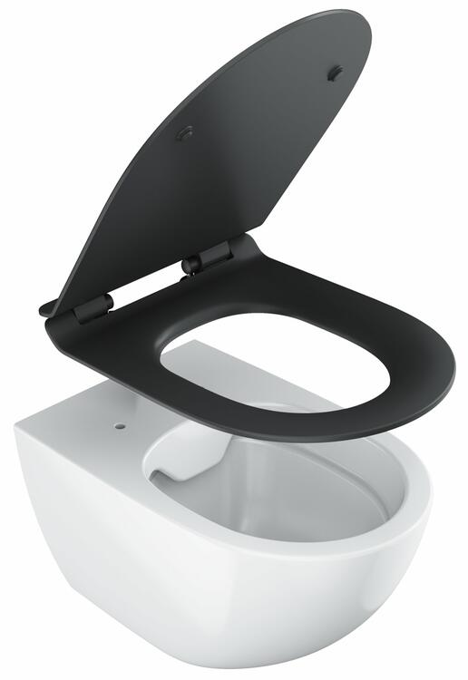 WC sedátko Vita slim, černá