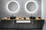VISO kulaté zrcadlo s LED osvětlením ø 90cm