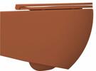 INFINITY závěsná WC mísa, Rimless, 36,5x53cm, terracotta