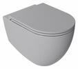 INFINITY závěsná WC mísa, Rimless, 36,5x53cm, stone grey