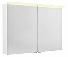 LINEX galerka s LED osvětlením, 100x70x15cm, bílá | Více - 