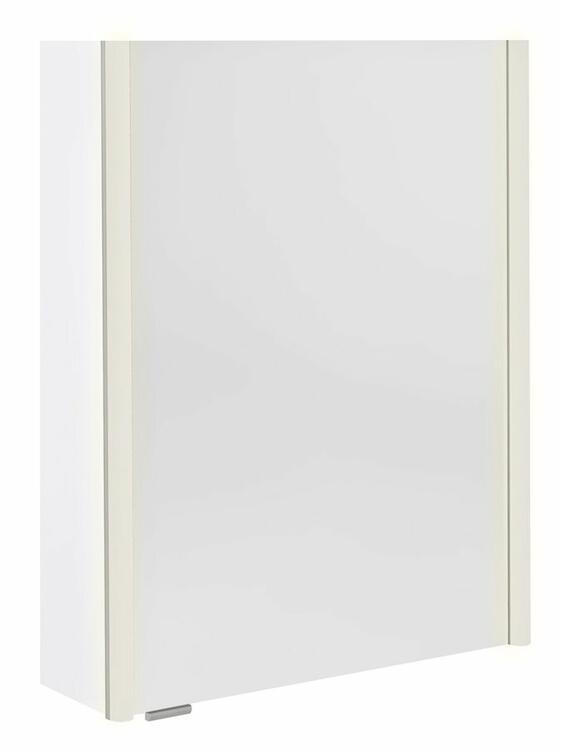 Galerka s LED osvětlením 56x70x17,5 cm L/P bílá – Sapho Alix AX156-0030