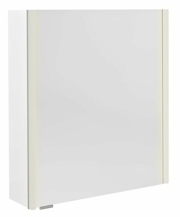 Galerka s LED osvětlením 66x70x17,5 cm L/P bílá – Sapho Alix AX166-0030