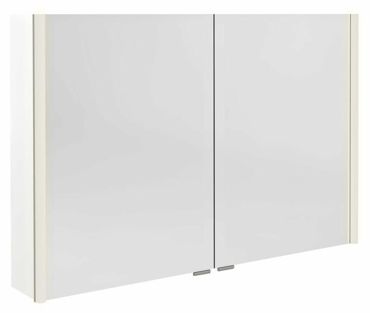 Galerka s LED osvětlením 106x70x17,5 cm bílá – Sapho Alix AX106-0030