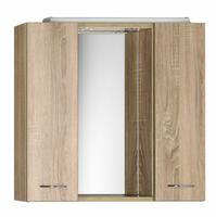 ZOJA/KERAMIA FRESH galerka s LED osvětlením, 70x60x14cm, dub platin | Více - 