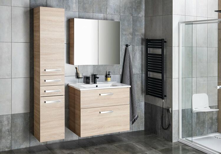 VEGA galerka, 80x70x18cm, dub platin