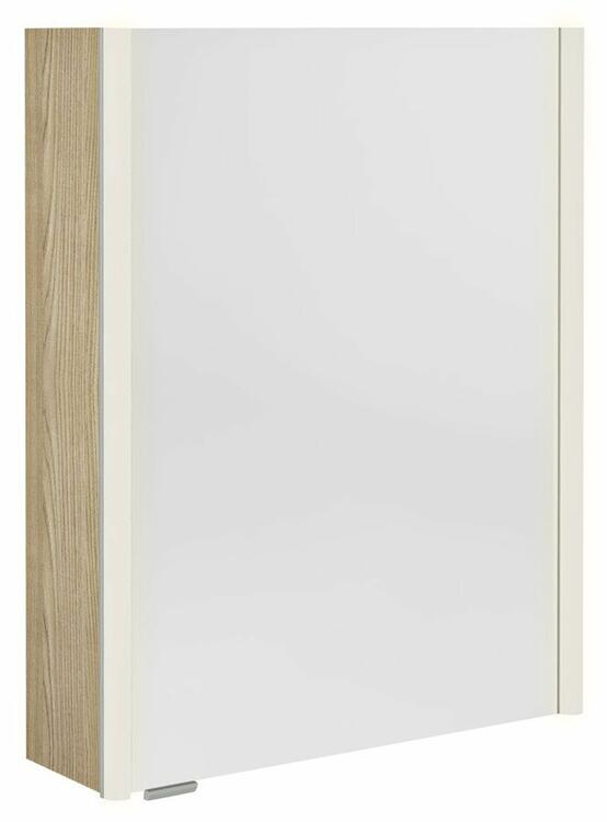 ALIX galerka s LED osvětlením 56x70x17,5cm, levá/pravá, jilm bardini