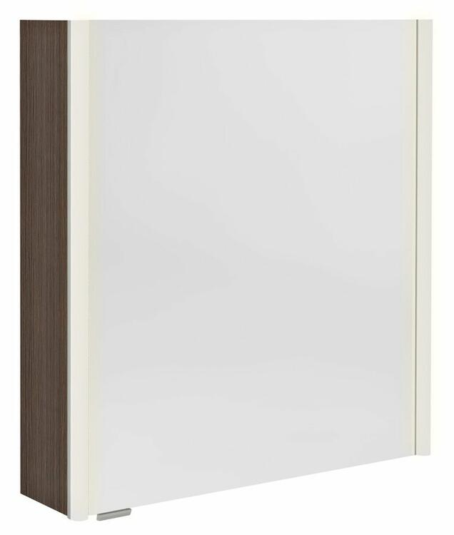 ALIX galerka s LED osvětlením 66x70x17,5cm, levá/pravá, borovice rustik