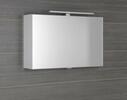 Galerka s LED osvětlením 80x50x18 cm bílá – Sapho Cloe CE080-0030