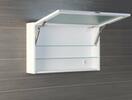 Galerka s LED osvětlením 80x50x18 cm bílá – Sapho Cloe CE080-0030