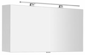 CLOE galerka s LED osvětlením 100x50x18cm, bílá | Více - 