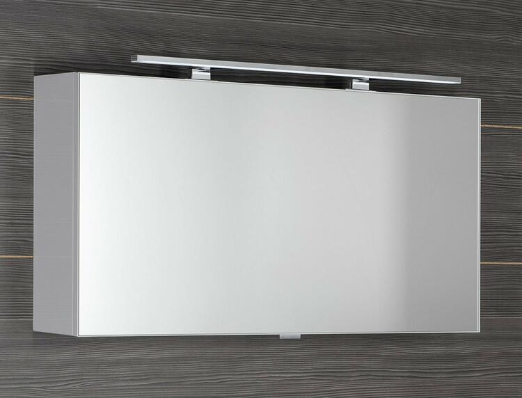 CLOE galerka s LED osvětlením 100x50x18cm, bílá