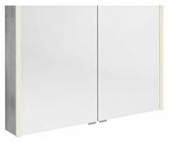 ALIX galerka s LED osvětlením, 106x70x17,5cm, dub stříbrný | Více - 