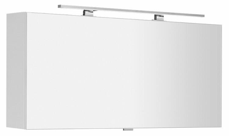CLOE galerka s LED osvětlením 120x50x18cm, bílá