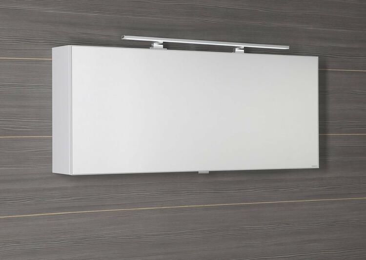 CLOE galerka s LED osvětlením 120x50x18cm, bílá