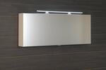 CLOE galerka s LED osvětlením 120x50x18cm, bílá
