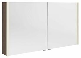 ALIX galerka s LED osvětlením, 2x dvířka, 126x70x17,5cm, borovice rustik | Více - 