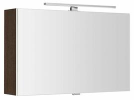 CLOE galerka s LED osvětlením 80x50x18cm, borovice rustik | Více - 
