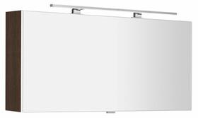 CLOE galerka s LED osvětlením 120x50x18cm, borovice rustik | Více - 