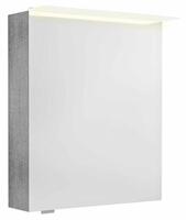 LINEX galerka s LED osvětlením, 60x70x15cm, levá/pravá, dub stříbrný | Více - 