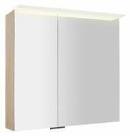 LINEX galerka s LED osvětlením, 80x70x15cm, jilm bardini | Více - 