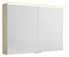 LINEX galerka s LED osvětlením, 100x70x15cm, jilm bardini | Více - 