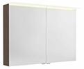 LINEX galerka s LED osvětlením, 100x70x15cm, borovice rustik