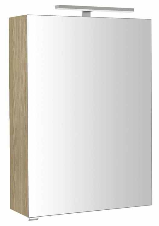 RIWA galerka s LED osvětlením, 50x70x17cm, jilm bardini