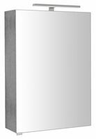 RIWA galerka s LED osvětlením, 50x70x17cm, dub stříbrný | Více - 