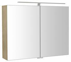 RIWA galerka s LED osvětlením, 81x70x17cm, jilm bardini | Více - 
