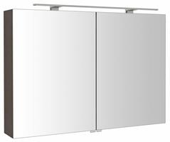 RIWA galerka s LED osvětlením, 101x70x17cm, borovice rustik | Více - 