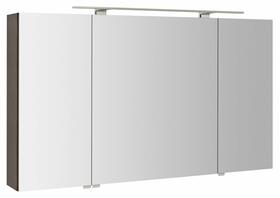 RIWA galerka s LED osvětlením, 3x dvířka, 121x70x17cm, borovice rustik | Více - 